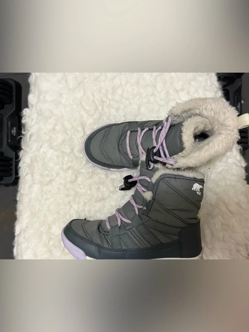 Sorel Whitney II Plus Snow Short Lace Waterproof Boots Kids Youth